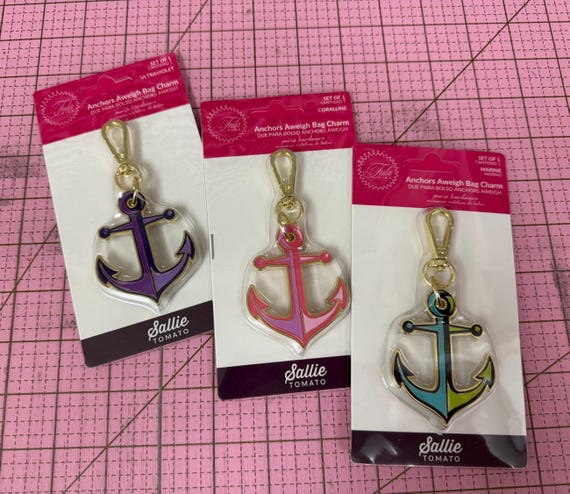 Anchors Aweigh Bag Charm - By Tula Pink for Sallie Tomato