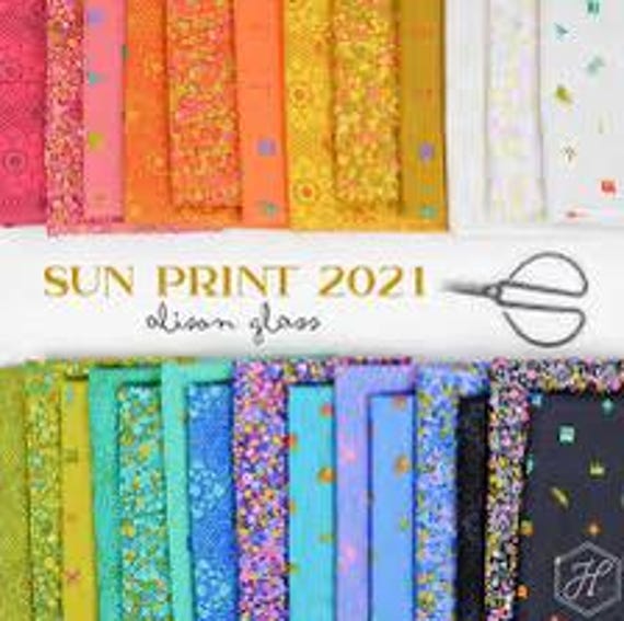 Sun Print 2021 FQ Bundle by Alison Glass for Andover Fabrics - RARE FIND
