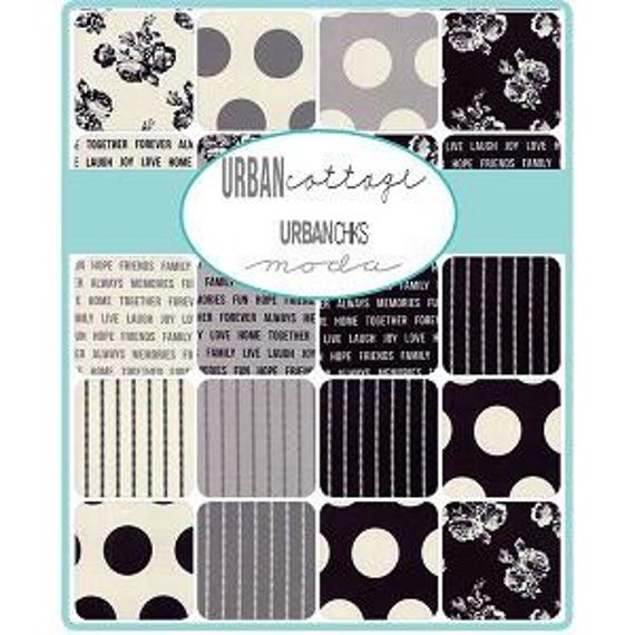 Urban Cottage Jelly Roll by Urban Chics from Moda Fabrics - RARE FIND
