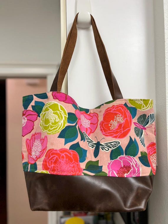 Market Tote - Stay Gold w/ Leather
