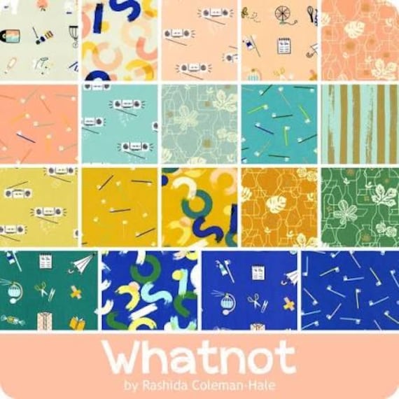 Whatnot from Rashida Coleman of Ruby Star Society from Moda Fabrics - FQ bundle