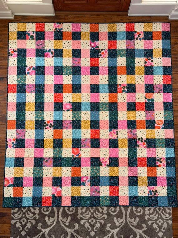 Ruby Star Society Perfect Picnic Quilt - Finished Quilt