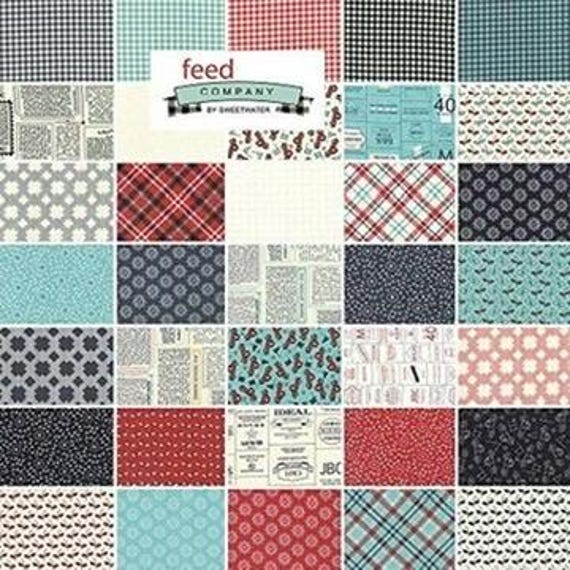 Feed Company Jelly Roll by Sweetwater from Moda Fabrics - RARE FIND
