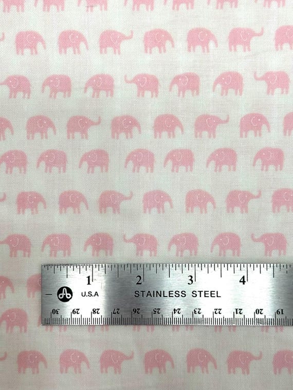 Pink Elephants - Double Gauze