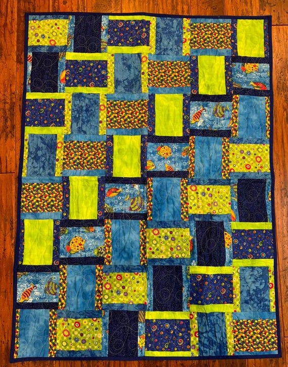 Oceans - Baby Quilt