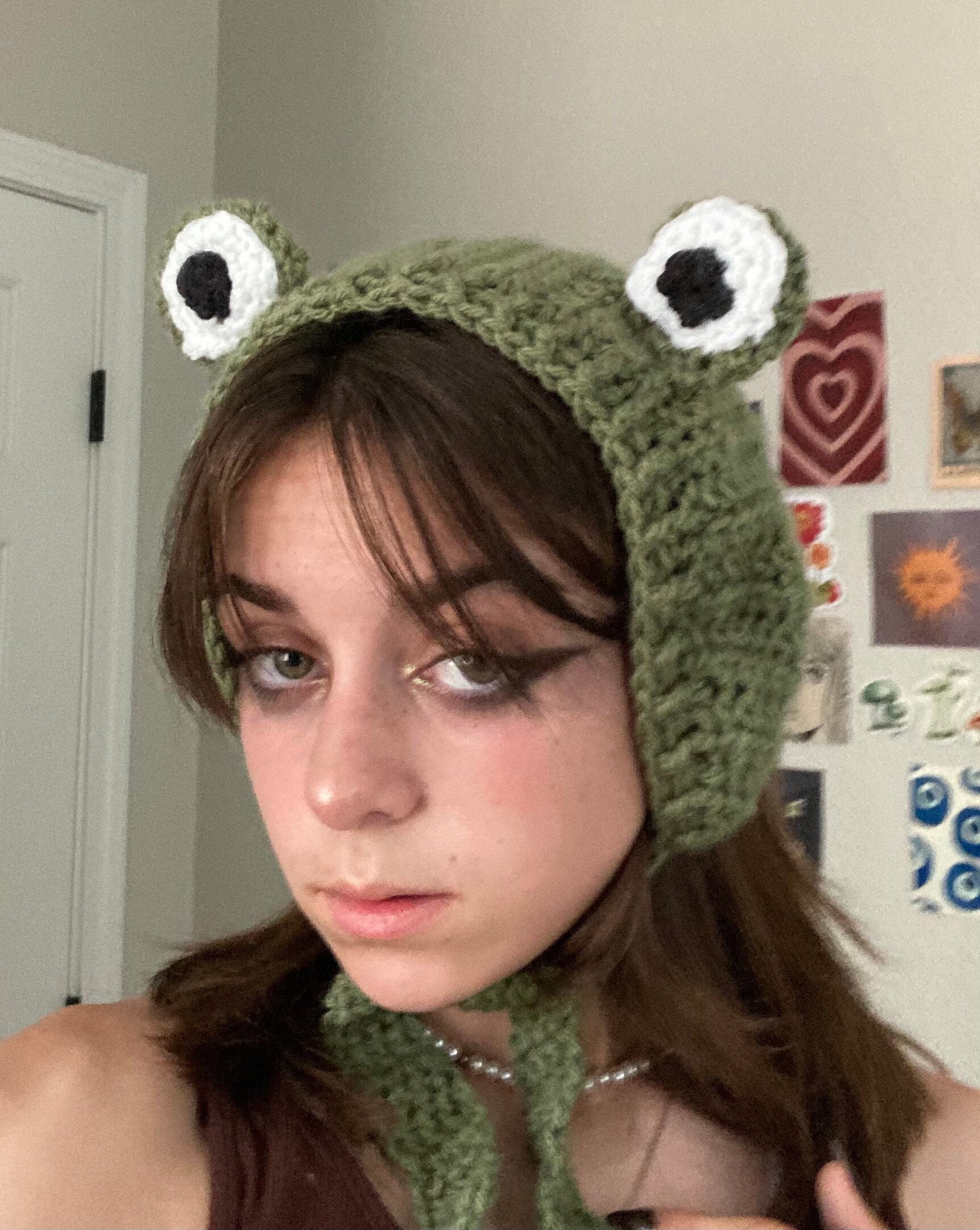Crochet Frog Headband/ Earmuffs - Etsy