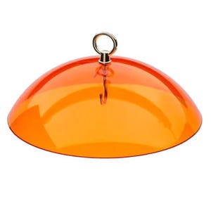 Protective Cover for Hanging Bird Feeder Orange-Dome