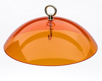 Protective Cover for Hanging Bird Feeder Orange-Dome