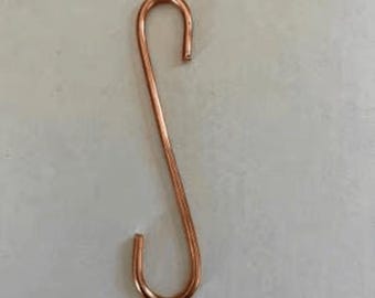 Copper S-Hook 6"