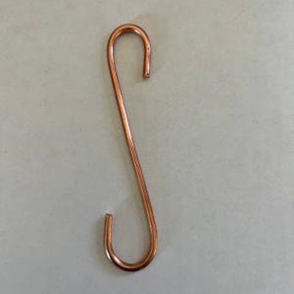 Copper S-Hook 6"