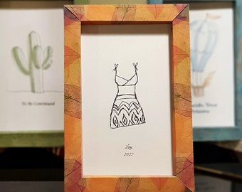 Decoración al lado de la ventana, aspecto de marco antiguo, bricolaje, marco hecho en casa a partir de una hoja de papel A4, regalo de origami simple