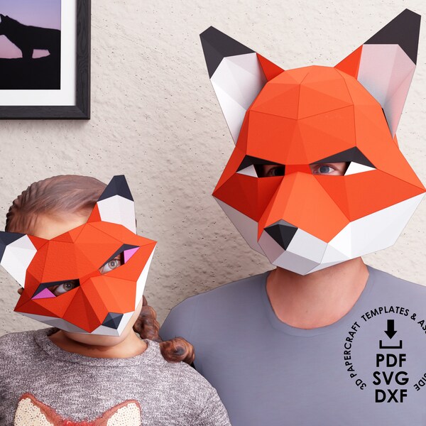 Fox Mask - Etsy