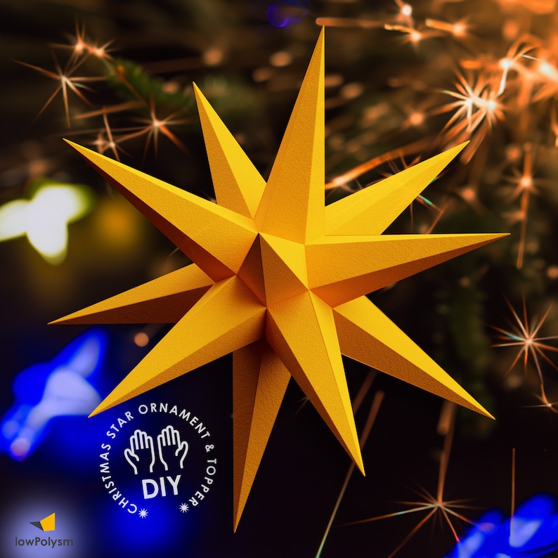 Christmas Spark Ornament Papercraft
