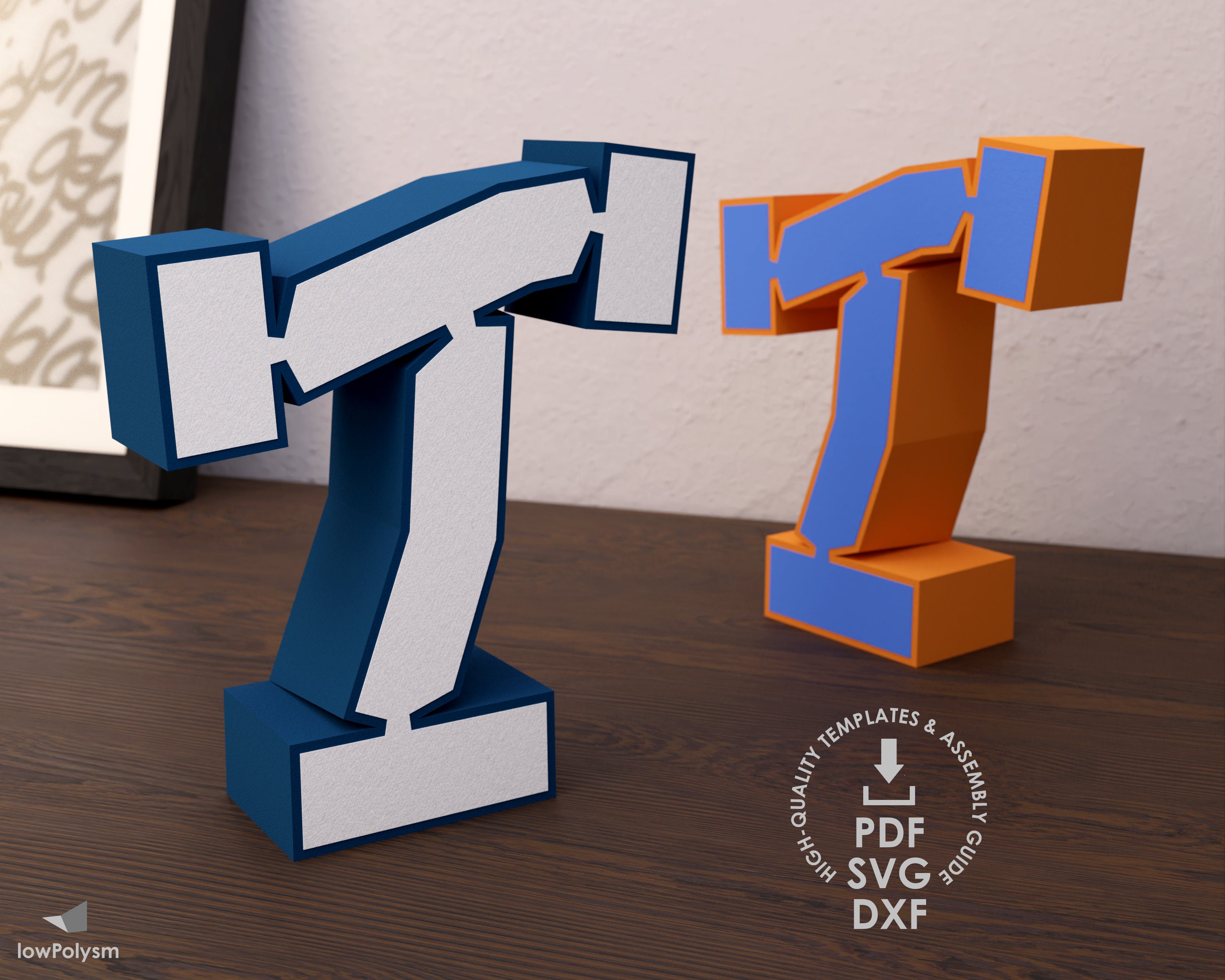 graffiti 3d letter t printable template instant download etsy