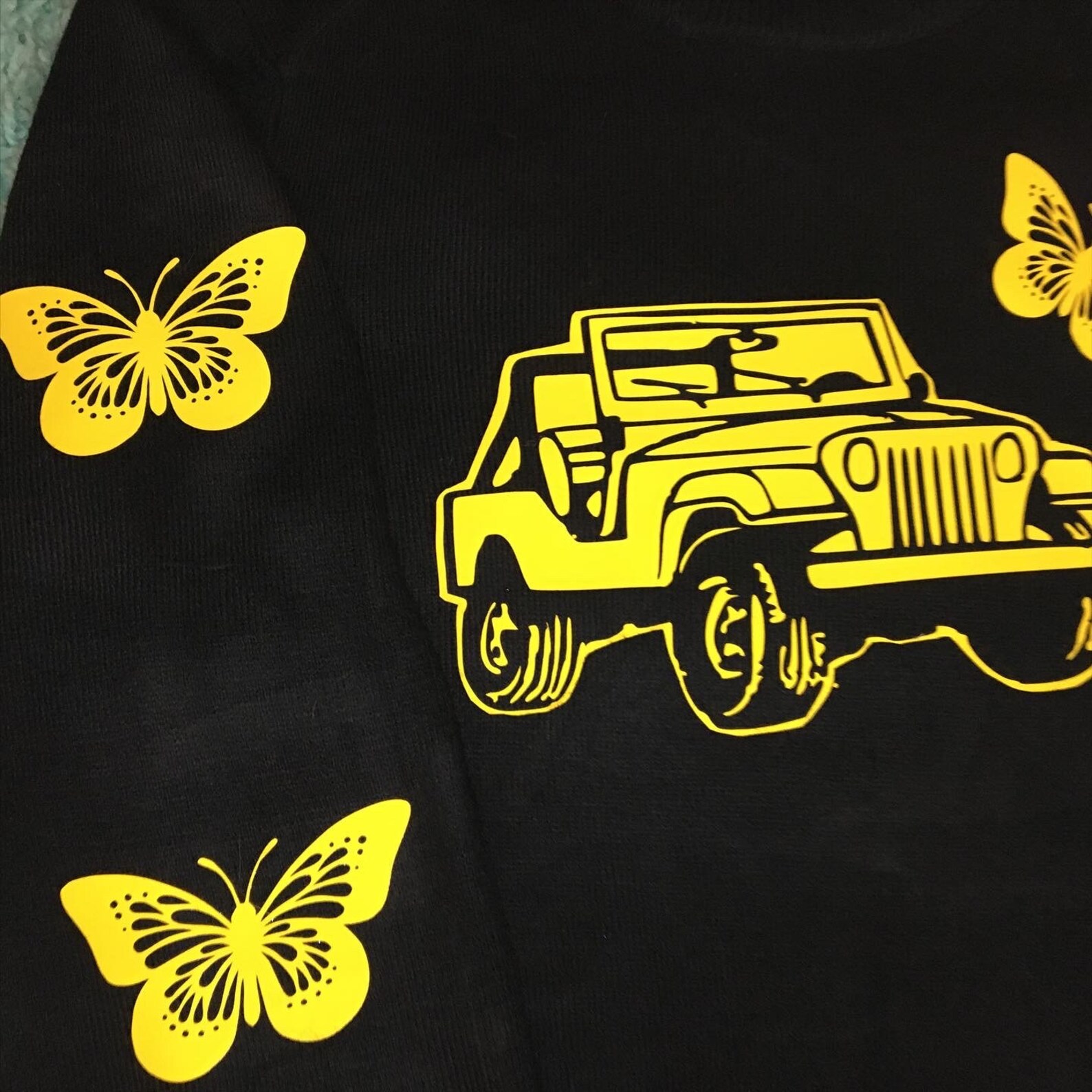 Butterfly Free Living Jeep Wrangler Inspired Etsy