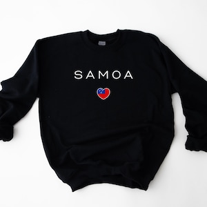 Samoa Sweatshirt, Toa Samoa Supporters, Samoa Flag Sweater, Polynesian Jumper Birthday Gift