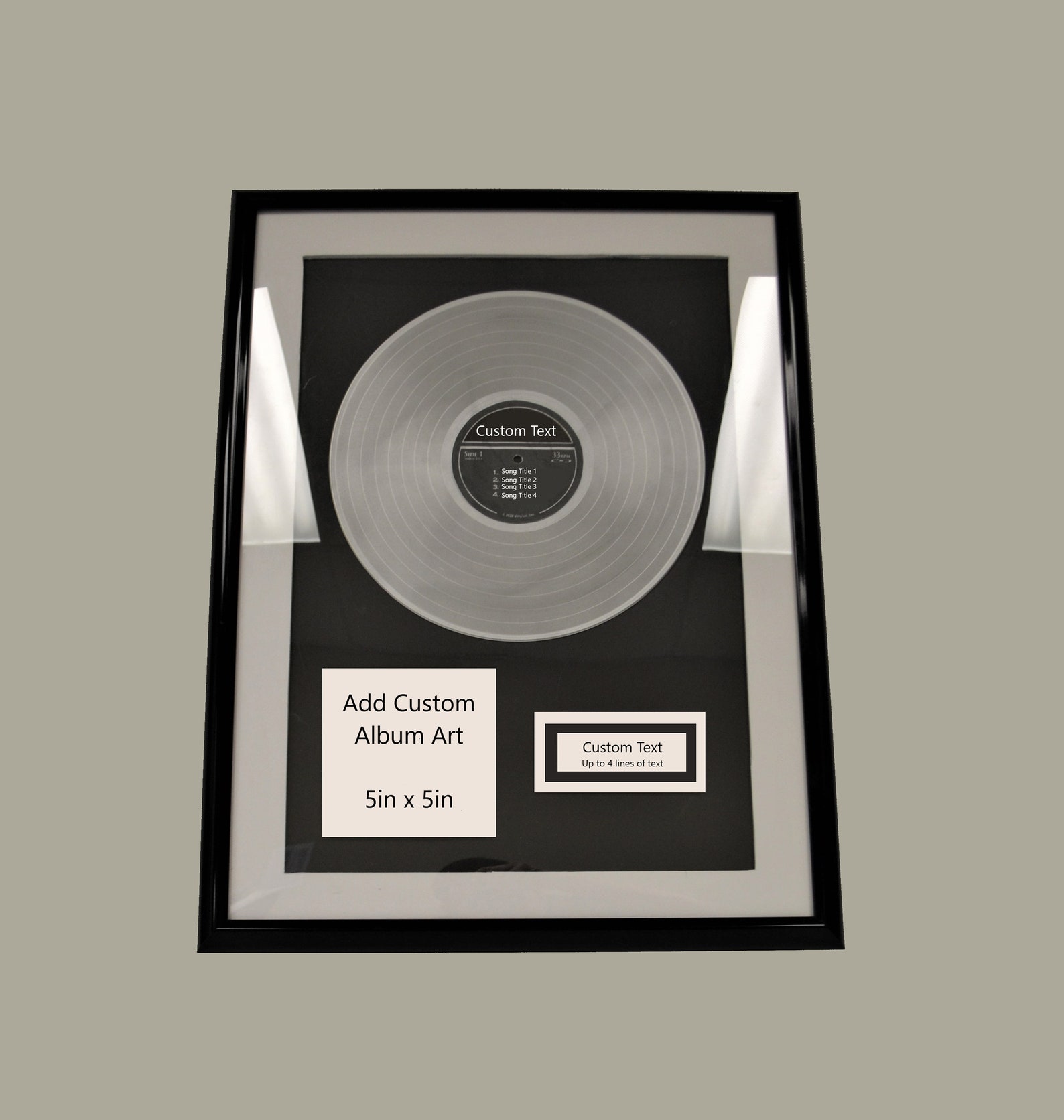 Custom Platinum Vinyl Record Plaques Etsy