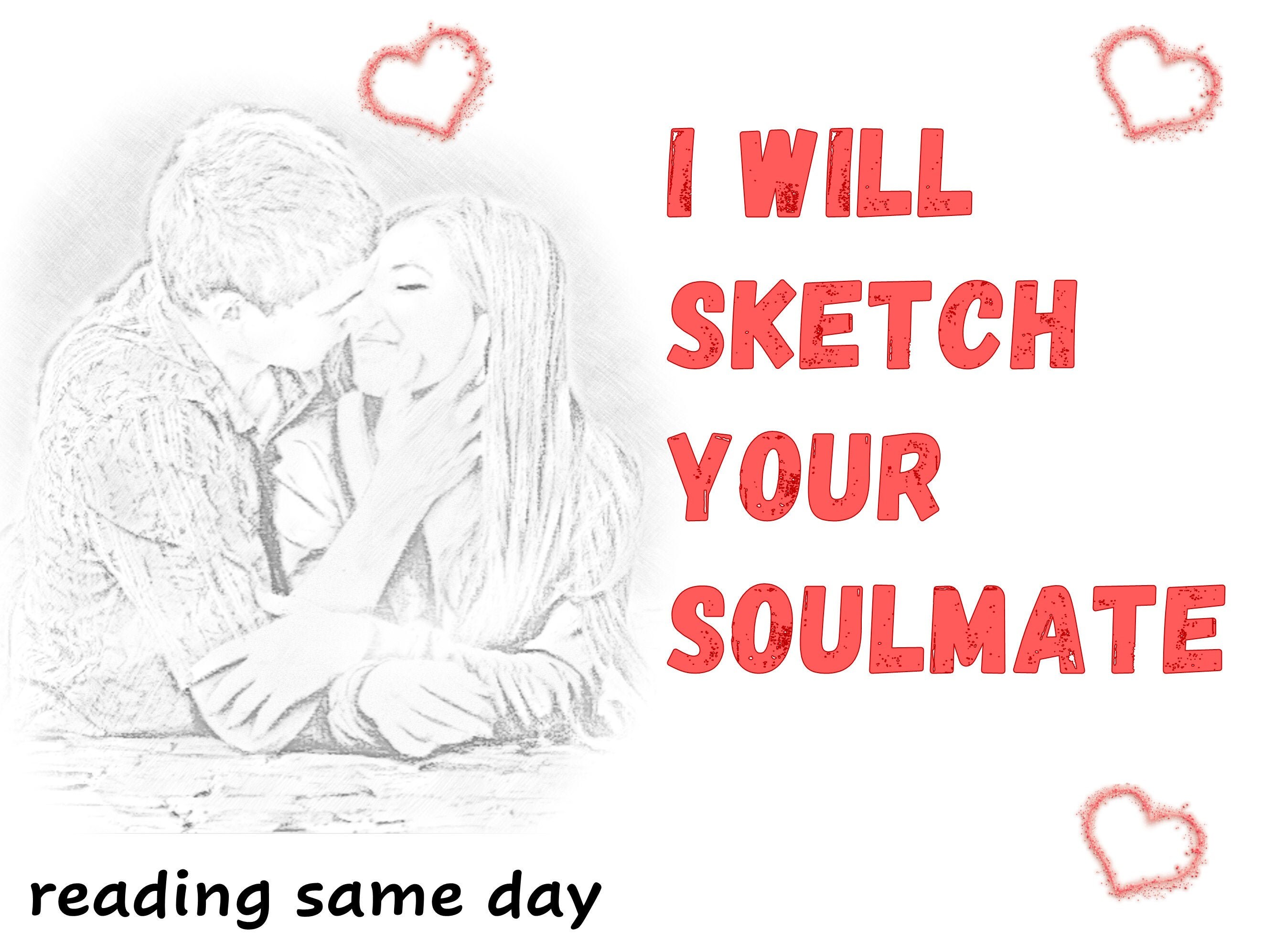 Psychic artist draw my soulmate psychic soulmate reading on Etsy