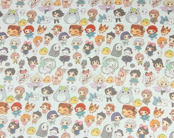 Anime Fabric Etsy