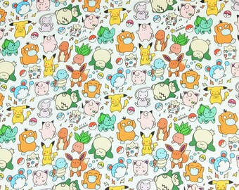 Tissu De Pokemon Etsy Canada