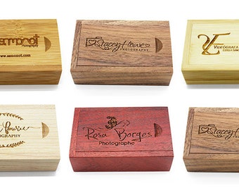 Personalized USB Stick 64GB / Logo / Engraving / Wood / All INDIVIDUAL / Gift / Personal