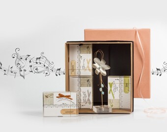 Somon Pamper Gift Box: Singing Joy, Birthday Gift for her, Hug in a Box, Self Care Package, Thank you Gift Box, Gift for mum