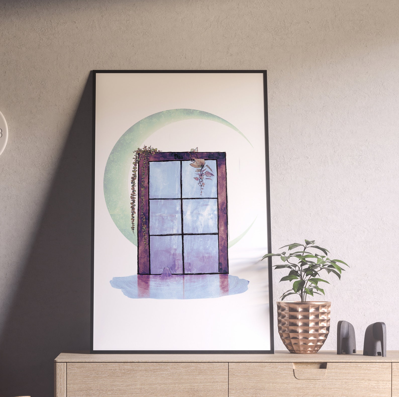 Watercolor Painting Wall Art Etsy