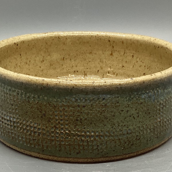 Firefly Garden Textured Hand Thrown Stoneware Medium Dog Bowl