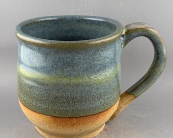 Large Stoneware Mug | Blue Ridge Creek Pottery, Wheel Thrown Ceramic Coffee Cup