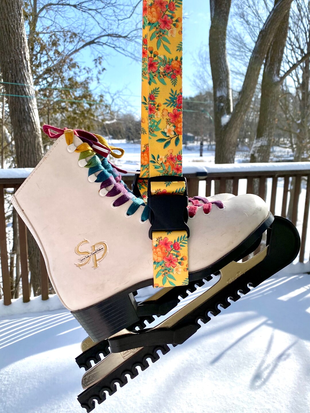 Maui Skate Leash, Ice Skate Leash, Roller Skate Leash, Yoga Mat Strap