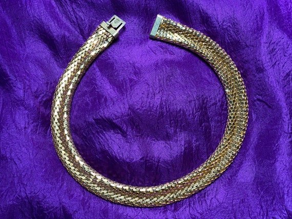 Flexible Gold Plated Choker - image 1