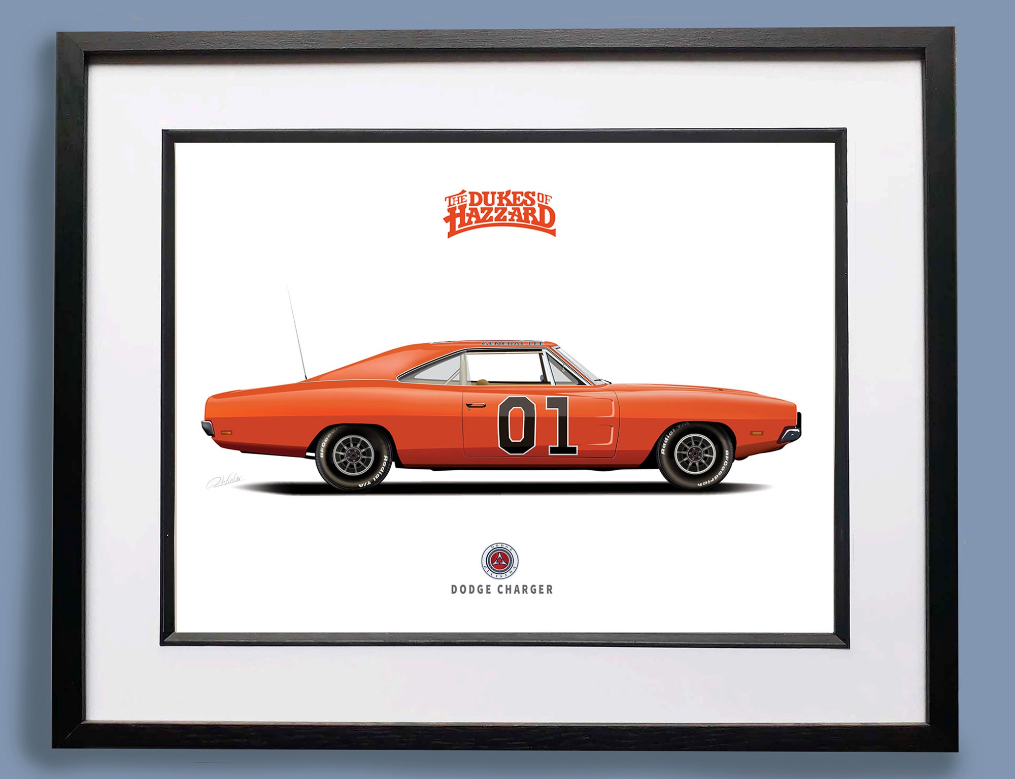 The Dukes of Hazzard General Lee Car CLEAN VERSION 1969 - Etsy