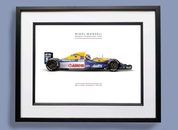 ナイジェル・マンセル ウィリアムズ FW14B - フォーミュラ1カーアート