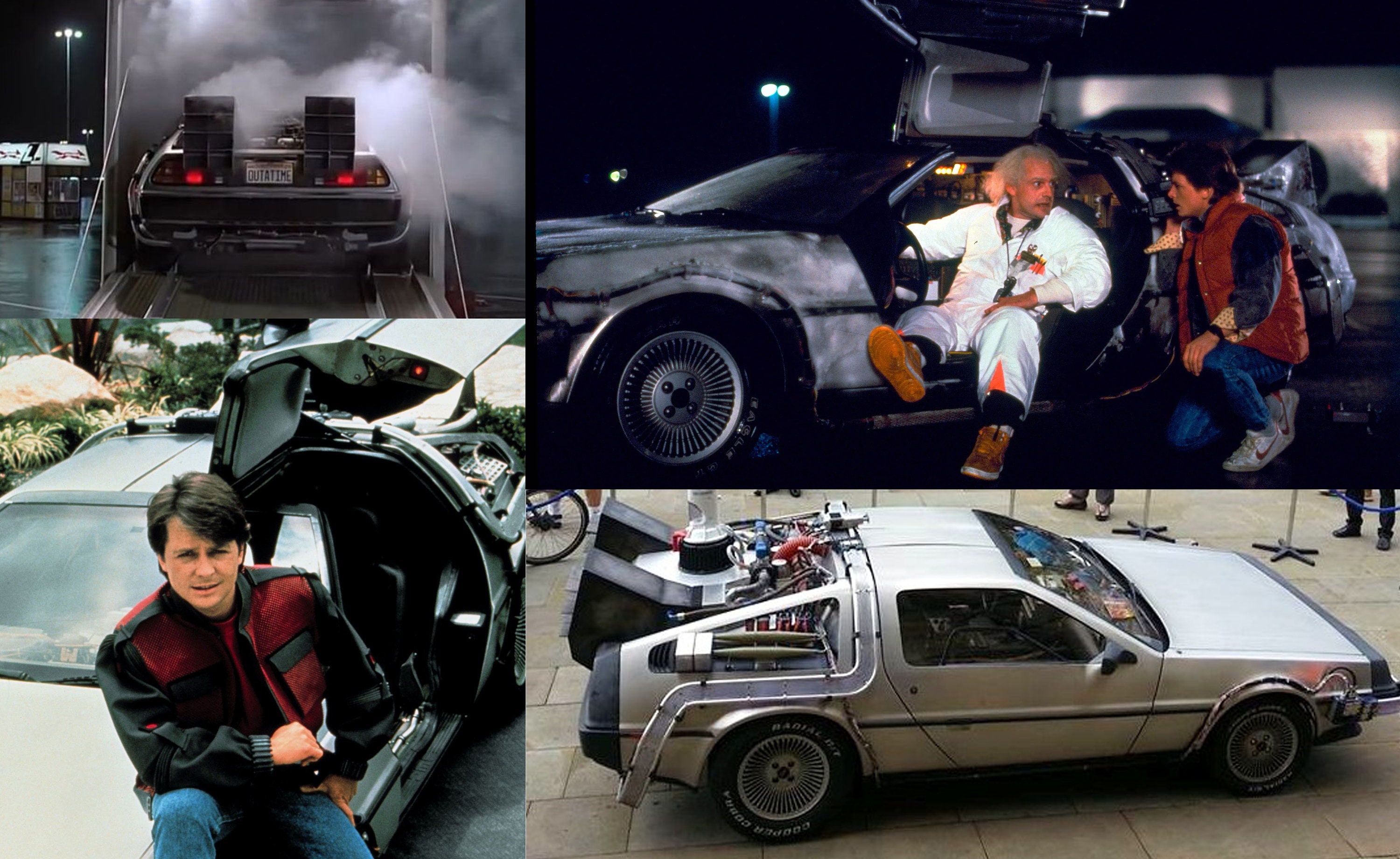 バック・トゥ・ザ・フューチャー デロリアン DMC-12 ポスター – 映画に