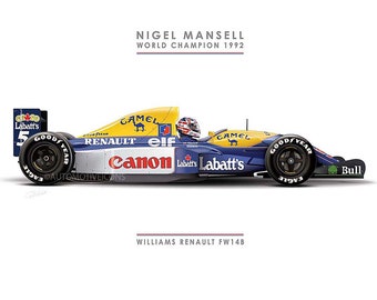 Ｆ１開幕セール❗️ N.マンセル・サイン入りウィリアムズ・ルノー　1992年 il_340x270.3992037934_5t3u.jpg