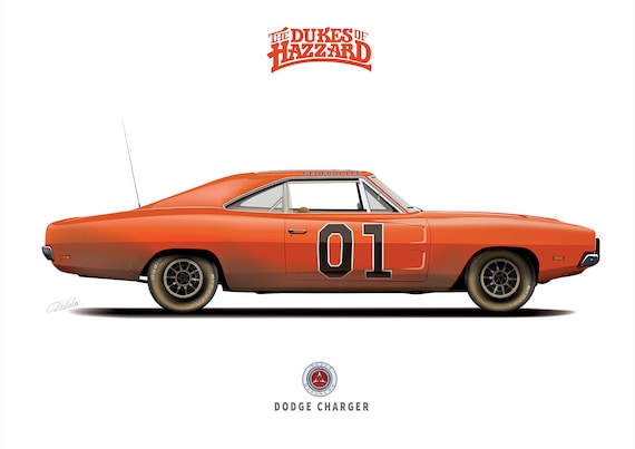 The Dukes of Hazzard General Lee Car 1969 Dodge Charger MUDDY - Etsy UK