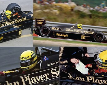 アイルトン・セナ ロータス 97T イラスト 額装品 ／ セナF1初優勝 il_340x270.4692034742_725e.jpg