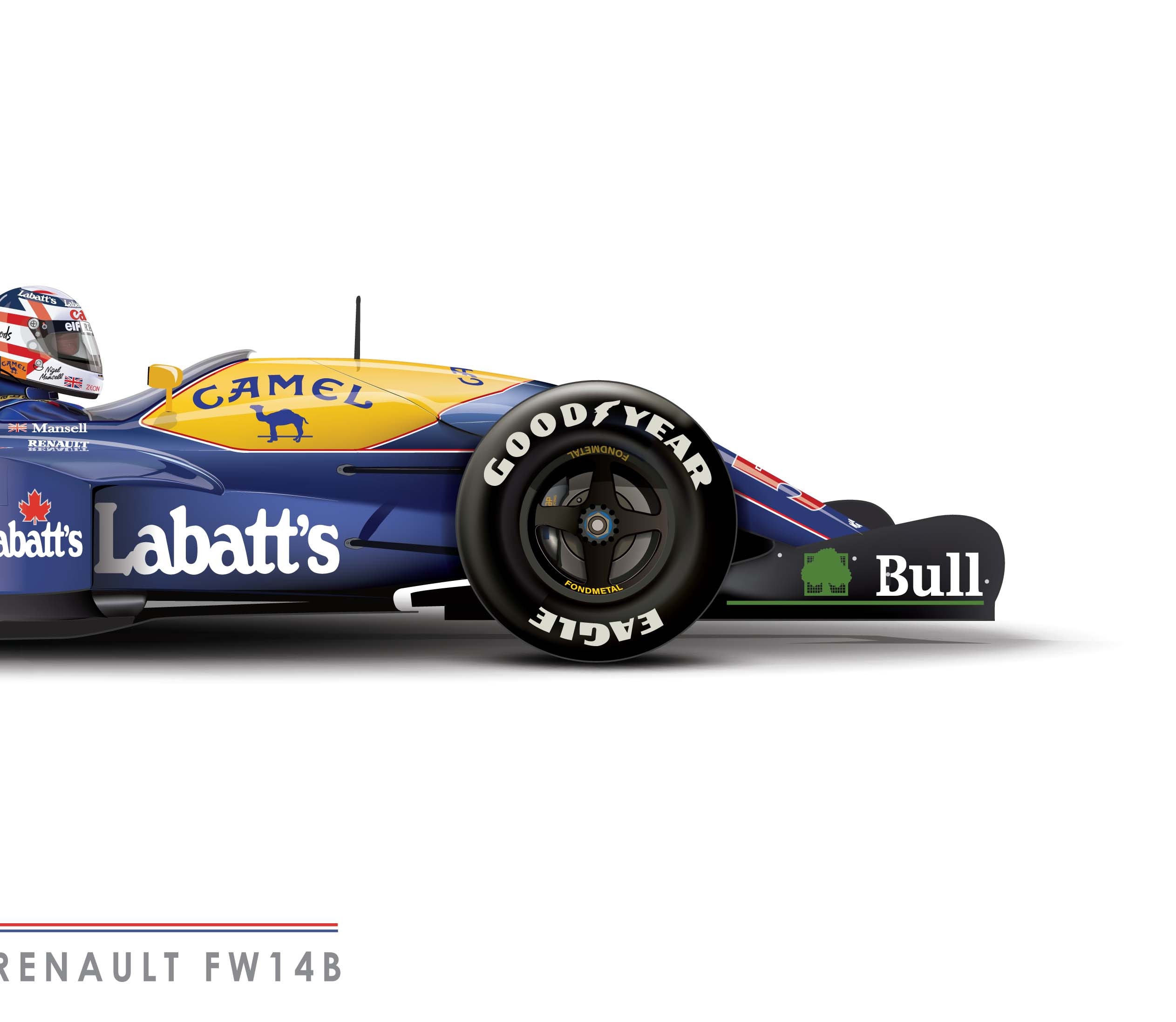 ☆WILLIAMS RENAULT FW14☆N.MANSELL☆ Williams Renault Fw14 N.Mansell | eBay