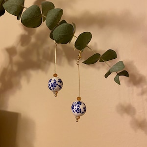 Ceramic Drop Earrings