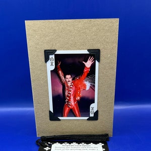 Queen Freddie Mercury Carte à jouer KeepSake Carte de vœux