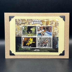 Video Games Tomb Raider 1996 -  2013 PHQ Postcard 2020 Post Office Stamps Original KeepSake Greeting Card