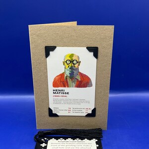Henri Matisse Artistes Carte Trump Souvenir Carte de Vœux