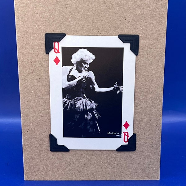 Vintage Marilyn Monroe 2005 Rock & Pop Legends Original Playing Card KeepSake Greeting Card