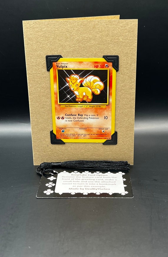 Original Vintage Vulpix Pokmon 68/102 Base Set Keepsake Greeting Card -  Etsy New Zealand