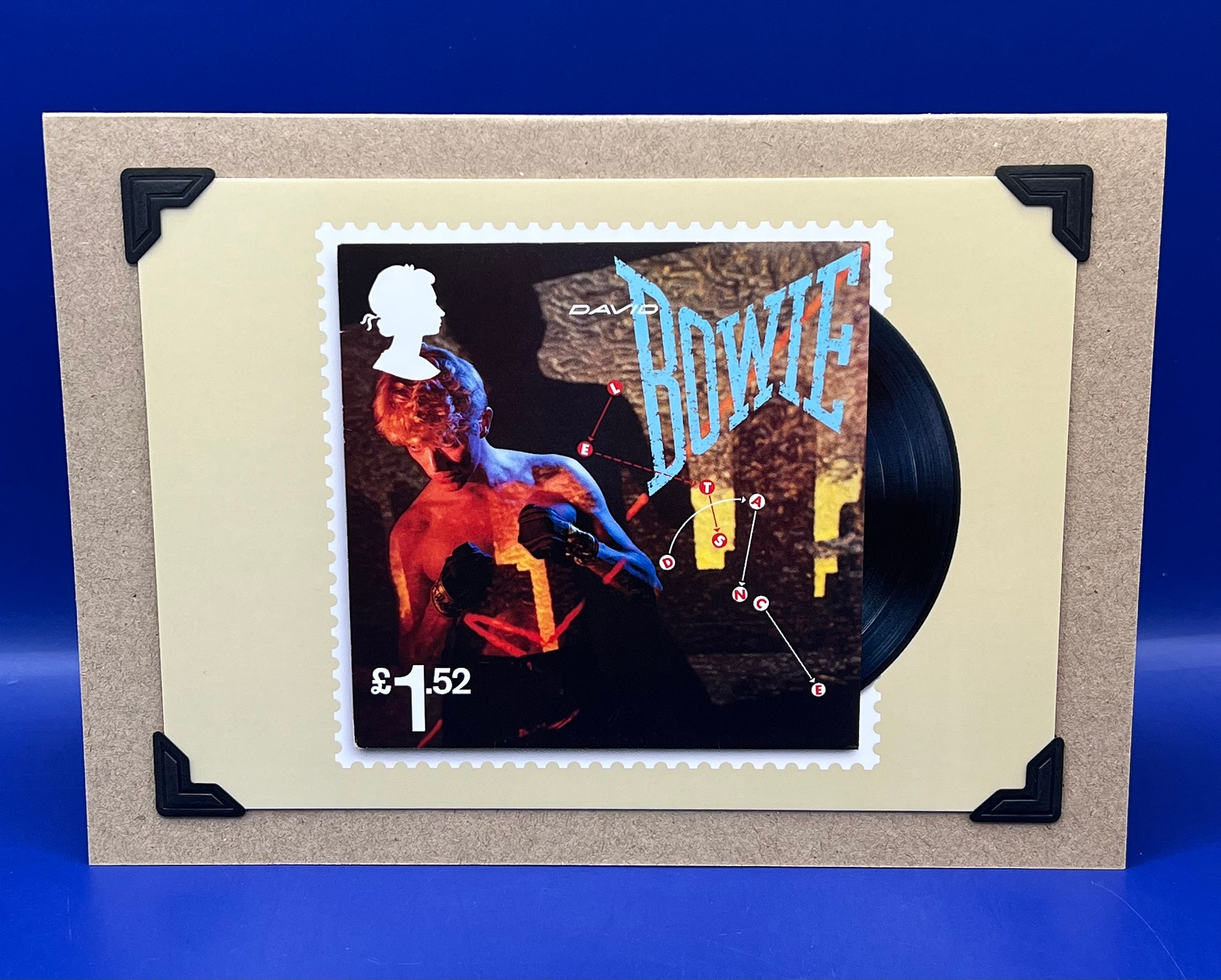 David Bowie PHQ Postcard 2017 Post Office Stamps Original Keepsake