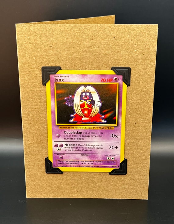 Original Vintage Jynx Pokmon 31/102 Base Set Keepsake Greeting Card - Etsy  Denmark
