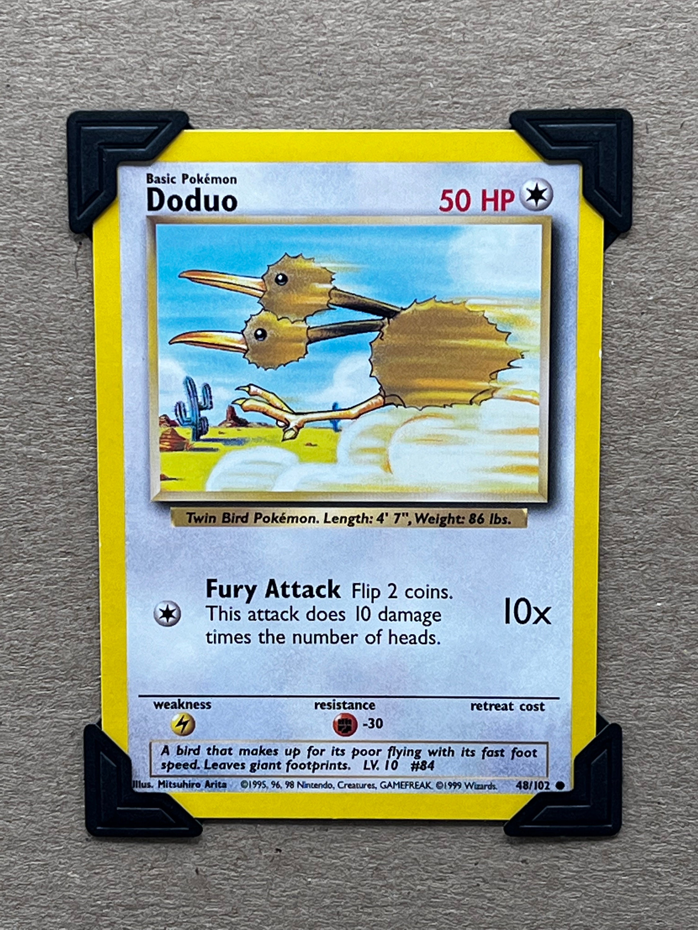 1995 doduo pokemon card value 1995 Pokemon card Doduo