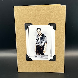 Pete Townsend vintage 1992 Legends Wall of Fame Original Card KeepSake Carte de vœux