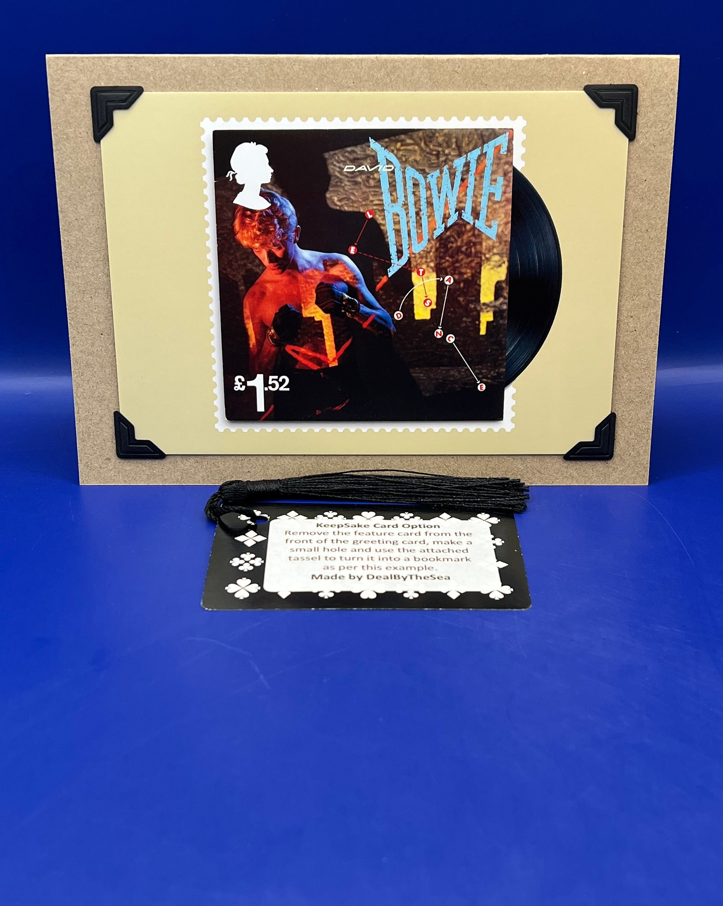 David Bowie PHQ Postcard 2017 Post Office Stamps Original Keepsake