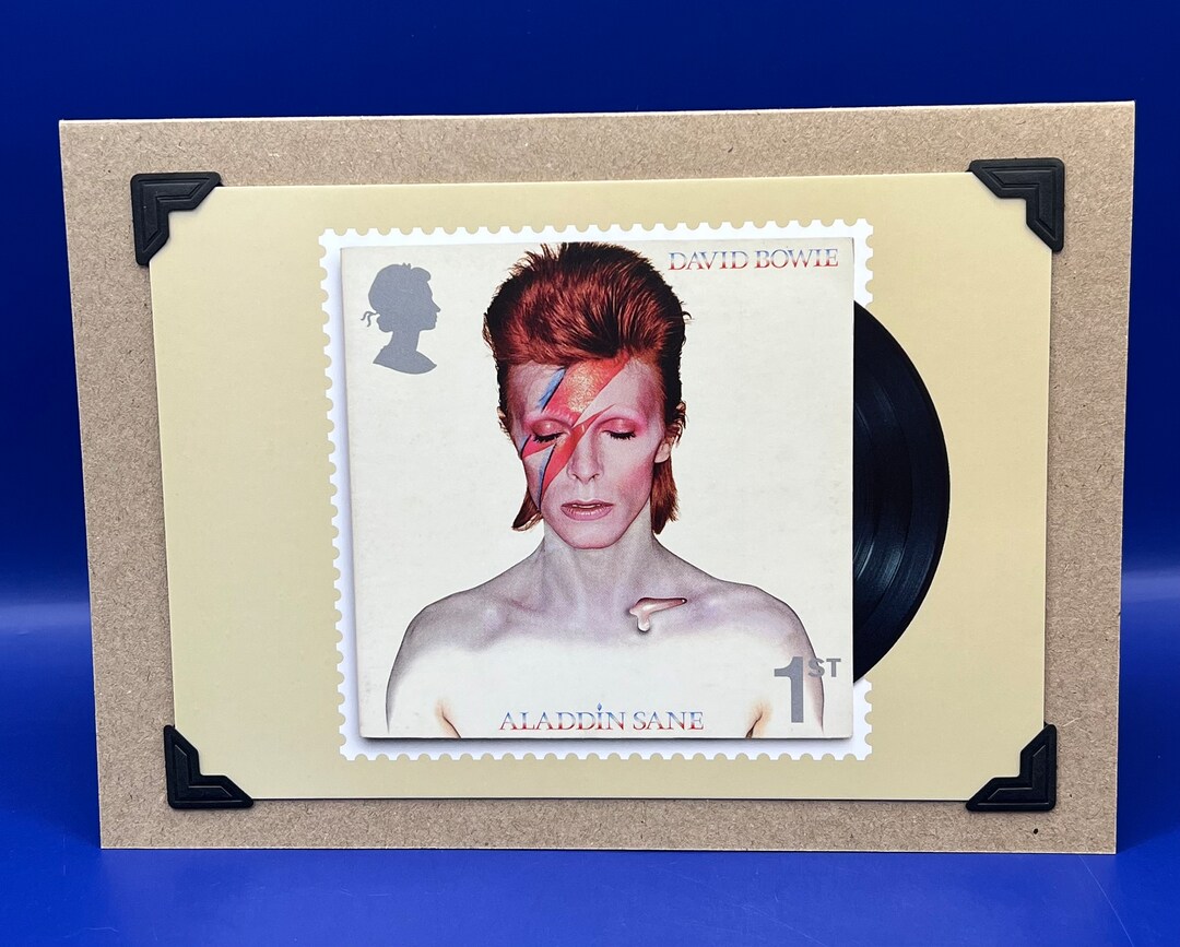 David Bowie PHQ Postcard 2017 Post Office Stamps Original Keepsake ...